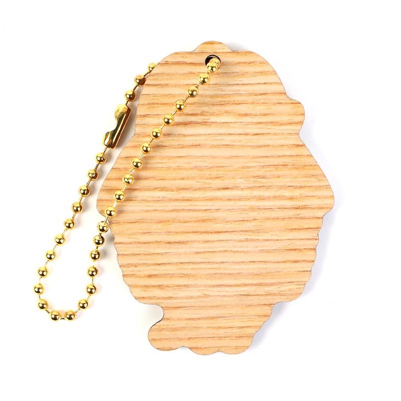 Custom Synthetic Wooden Soft Rubber Keychains - Image 5