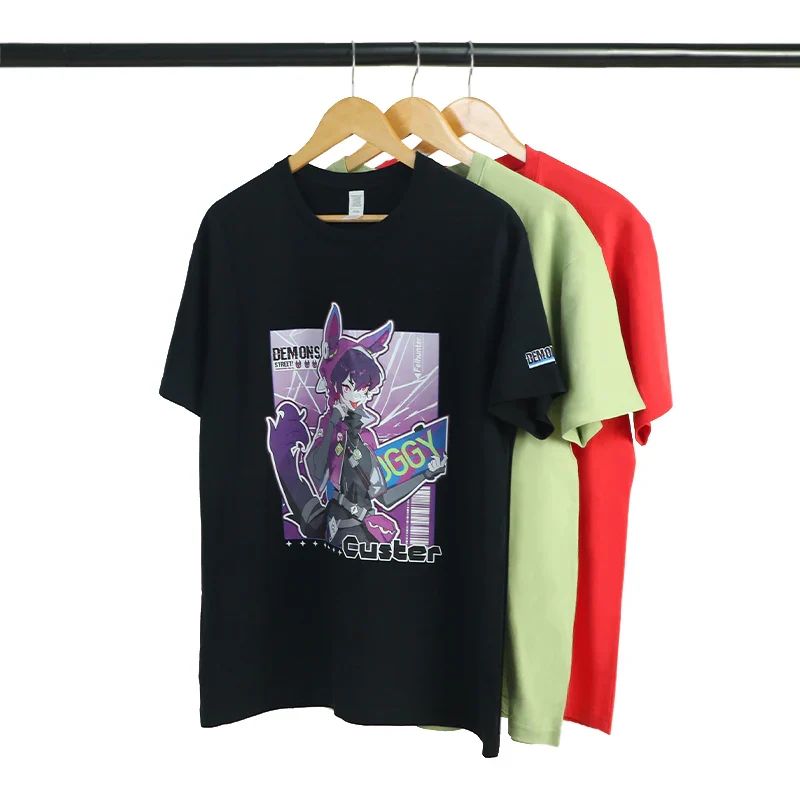 Custom T Shirts Printing Customized Printed Cotton Crew Neck T-Shirts - Image 2
