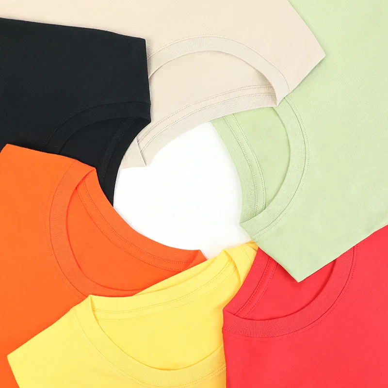 Custom T Shirts Printing Customized Printed Cotton Crew Neck T-Shirts - Image 7