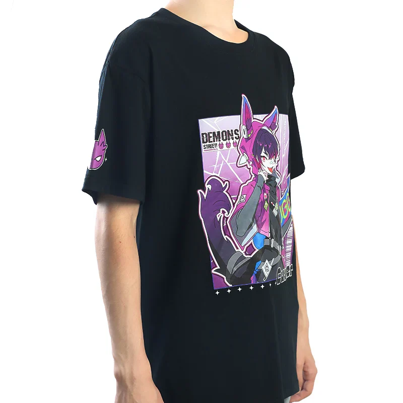 Custom T Shirts Printing Customized Printed Cotton Crew Neck T-Shirts - Image 8