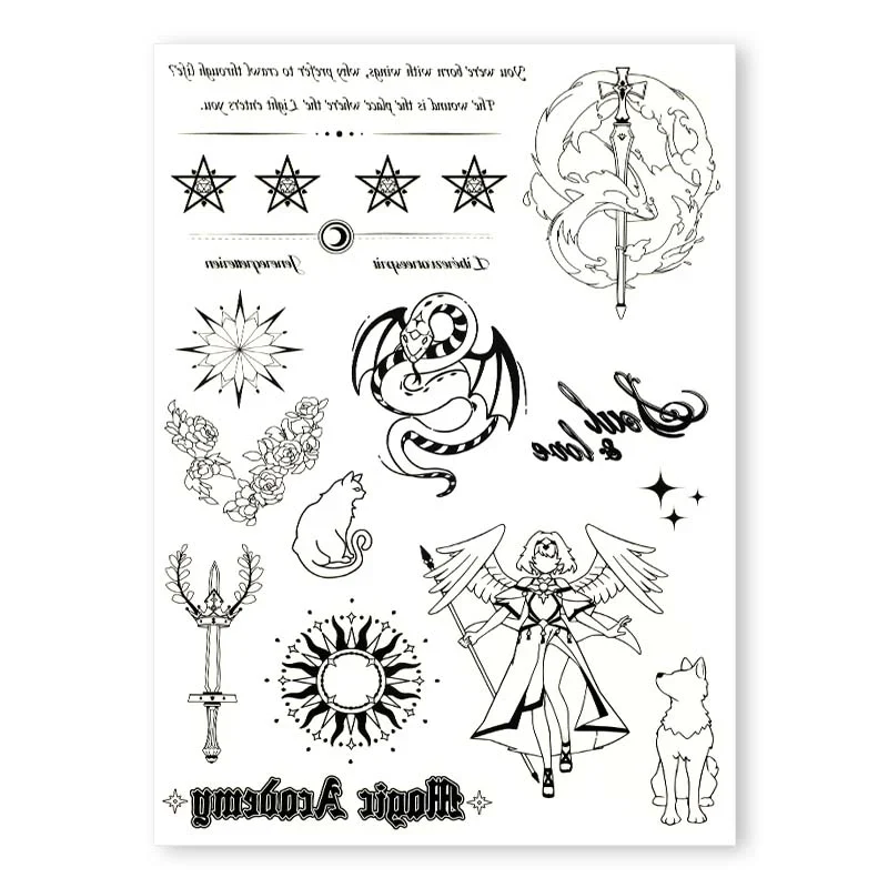 Custom Temporary Tattoo Sticker Sheets - Image 4
