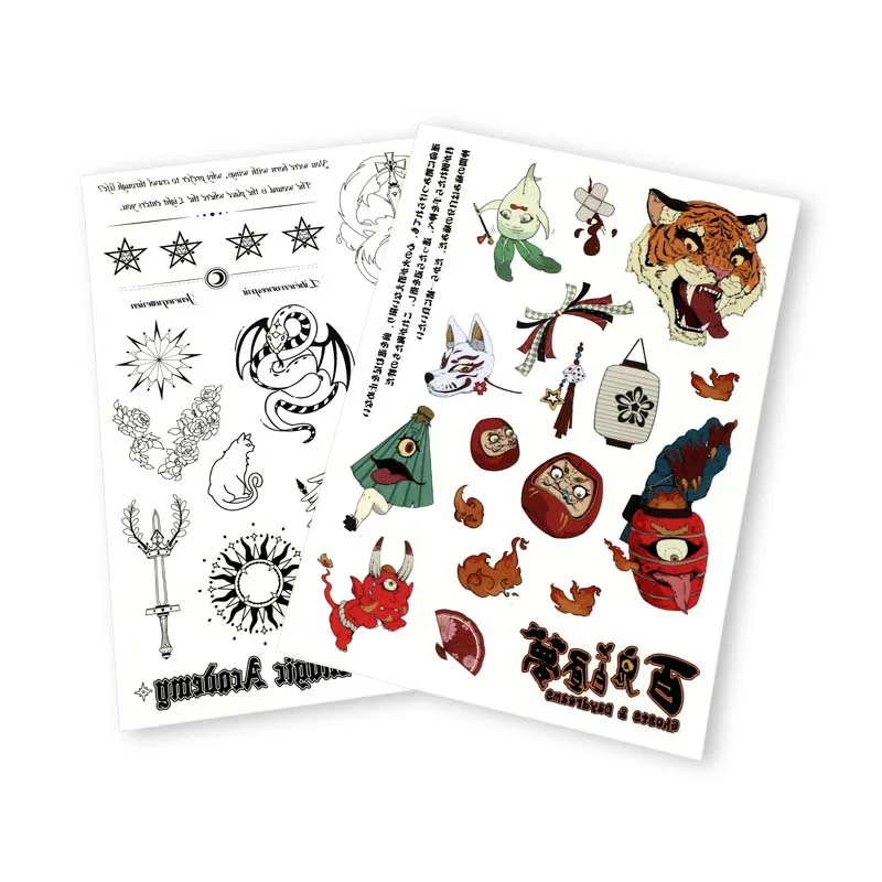 Custom Temporary Tattoo Sticker Sheets - Image 8