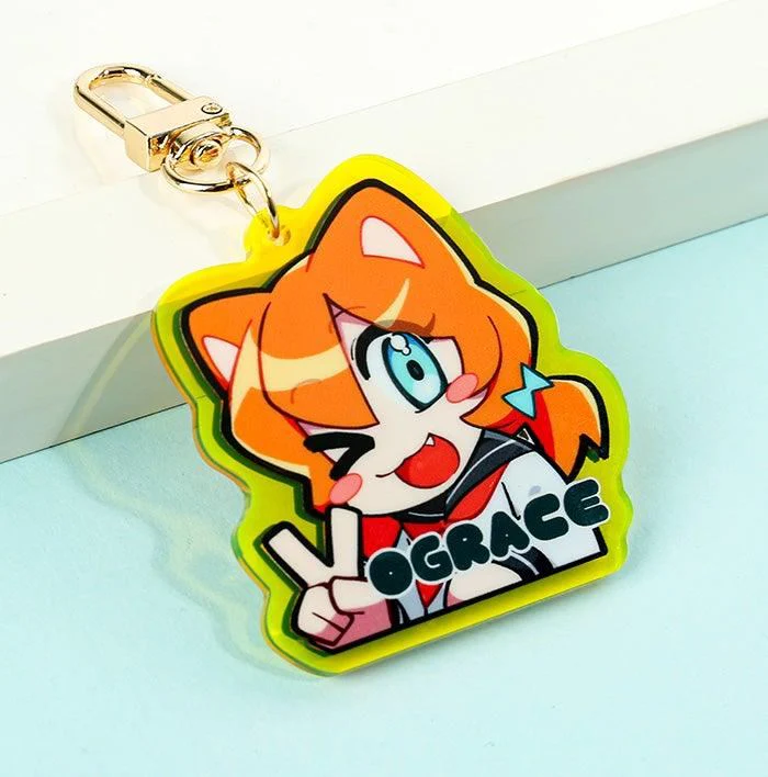 Custom Translucent Colored Acrylic Keychains - Image 7