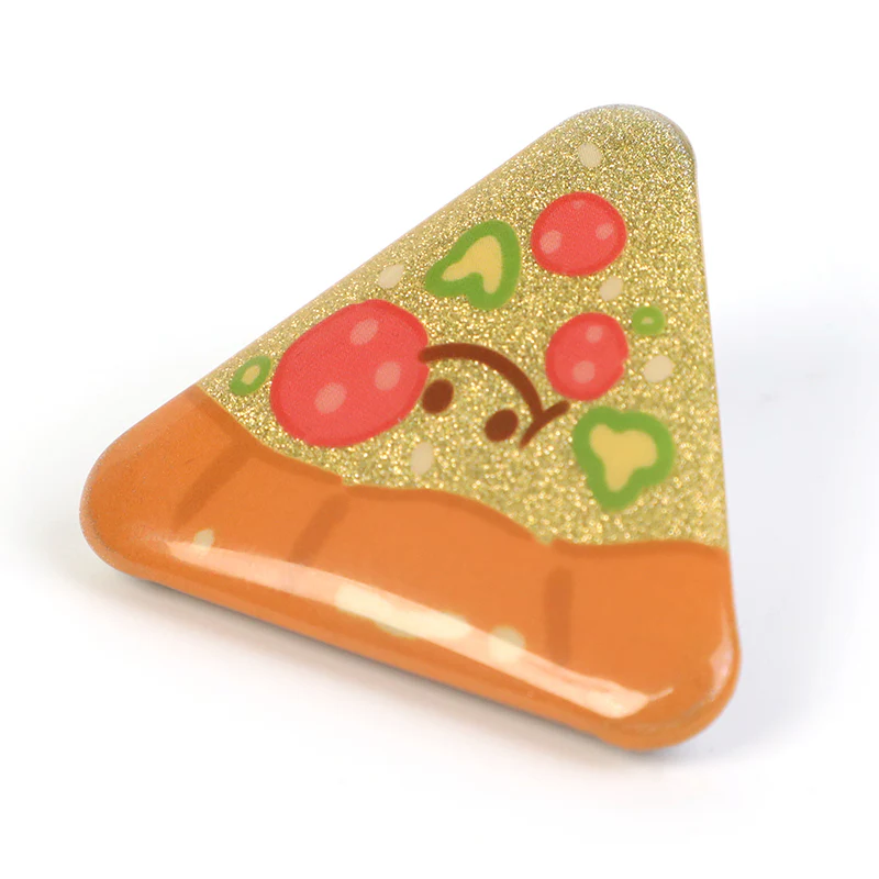 Custom Triangle Glitter Button Pins - Image 13
