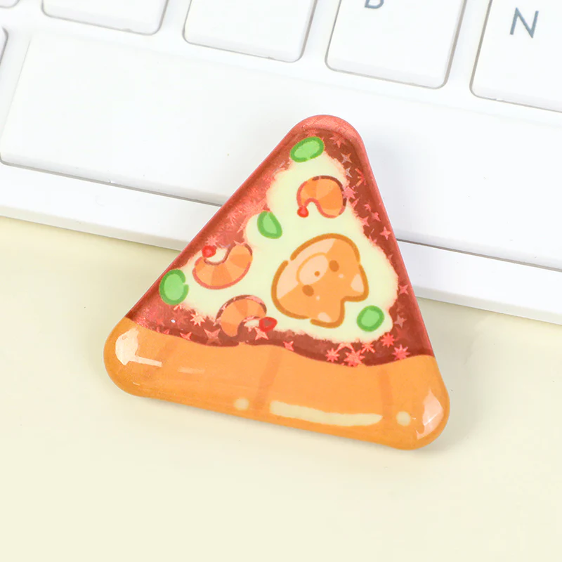 Custom Triangle Glitter Button Pins - Image 19