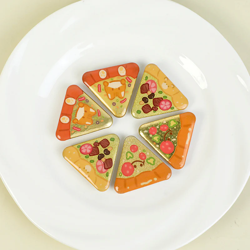 Custom Triangle Glitter Button Pins - Image 27