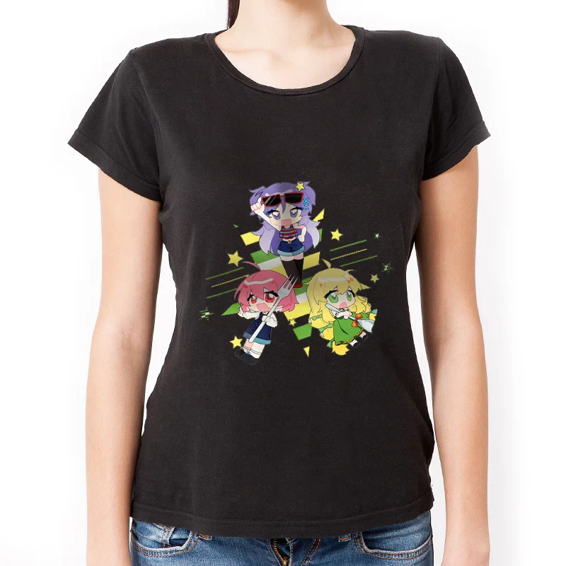Custom Women T Shirts Printing Cotton Crew Neck T-Shirts - Image 11