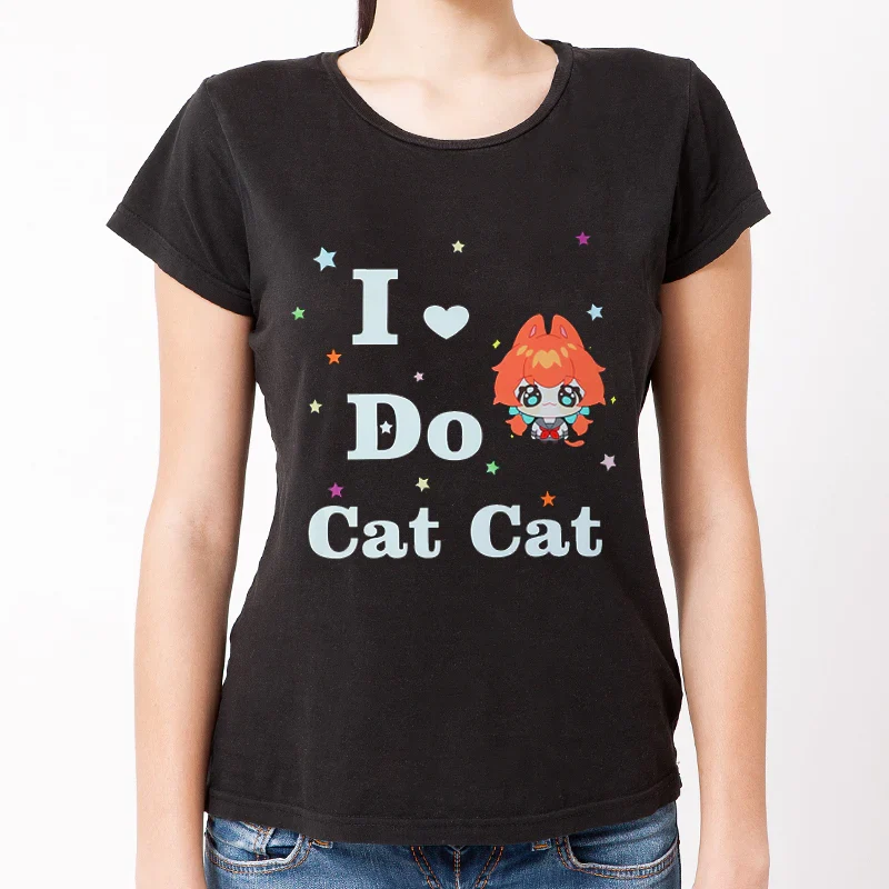 Custom Women T Shirts Printing Cotton Crew Neck T-Shirts - Image 12