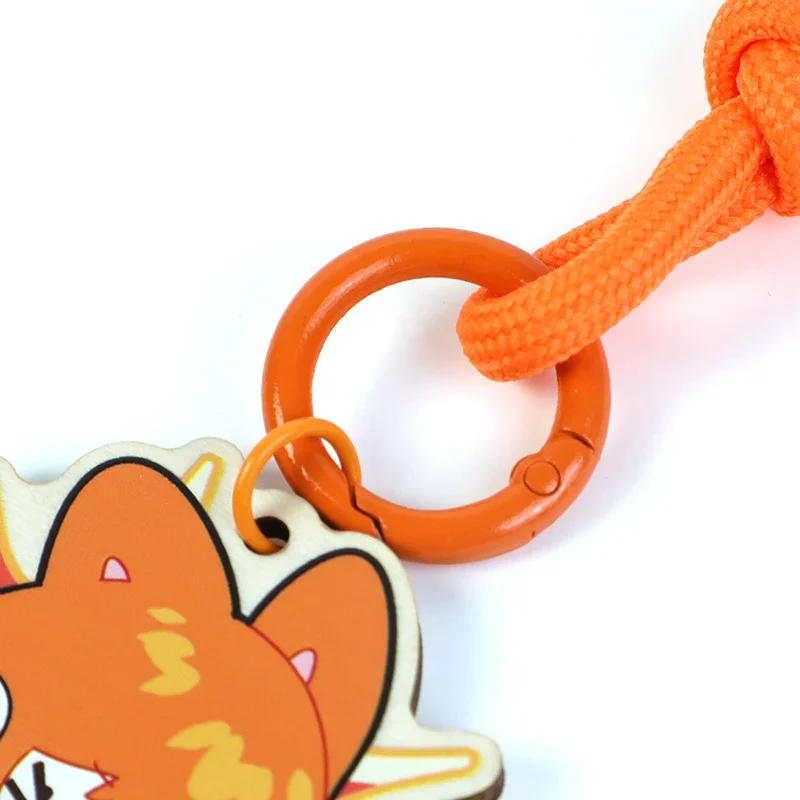 Custom Wooden Braided Lanyard Keychain With Rope - Image 2