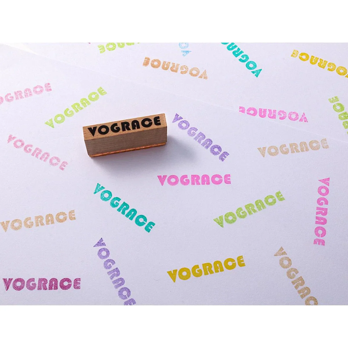 Custom Wooden Rubber Stamp - Image 4