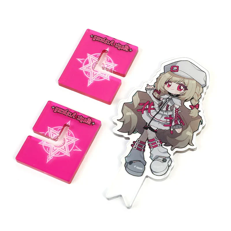 Custom X-Shaped Clear Acrylic Standees - Image 2